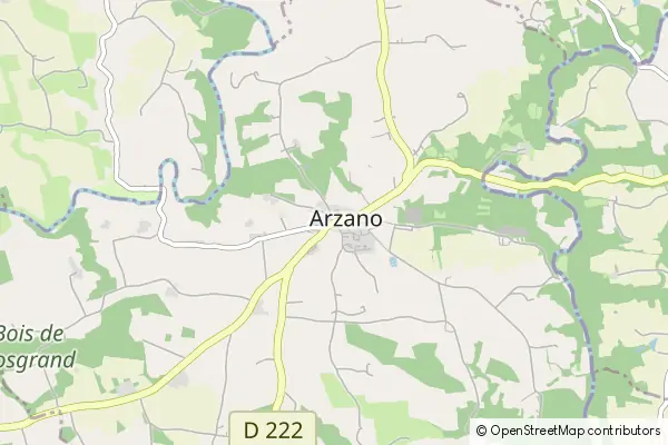 Mapa Arzano