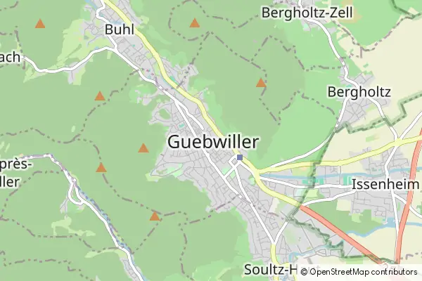 Mapa Guebwiller