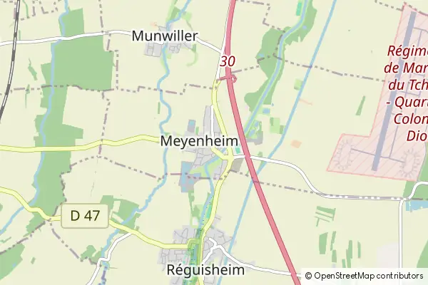 Mapa Meyenheim