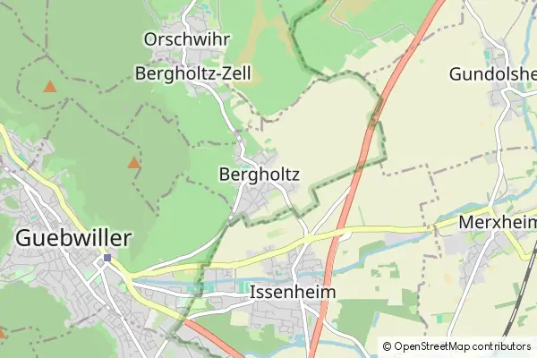 Mapa Bergholtz