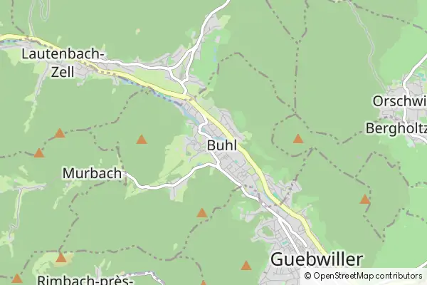 Mapa Buhl