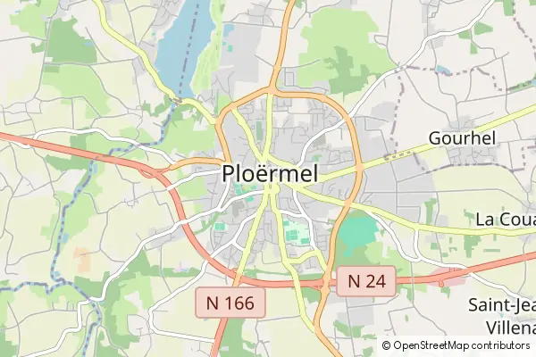 Mapa Ploërmel