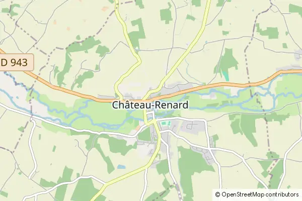 Mapa Château-Renard