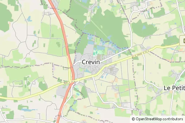 Mapa Crevin