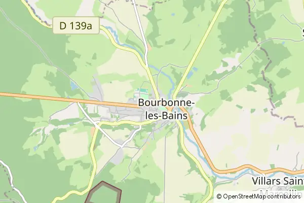 Mapa Bourbonne-les-Bains