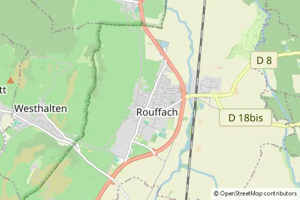 Mapa Rouffach