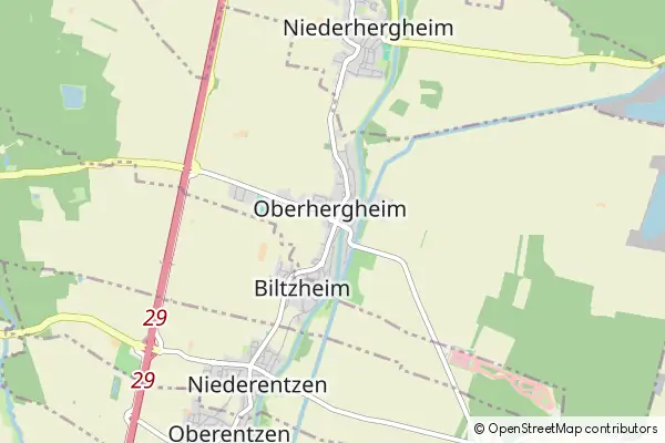 Mapa Oberhergheim