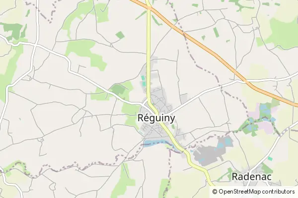 Mapa Réguiny