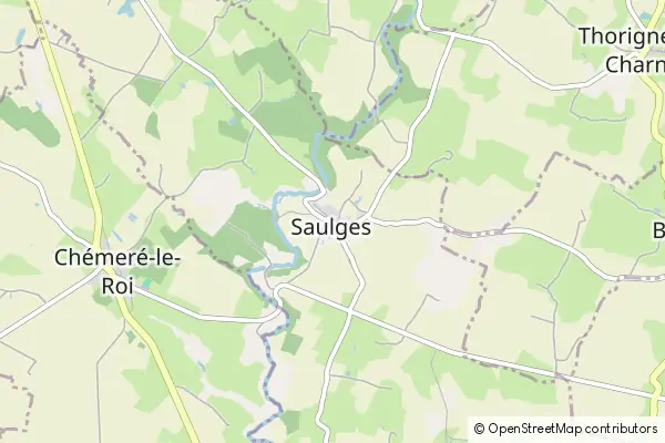 Mapa Saulges