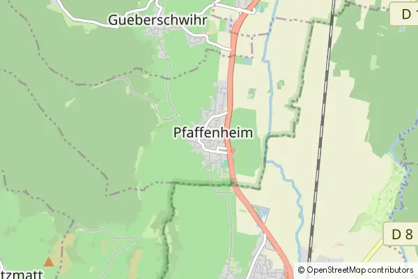 Mapa Pfaffenheim