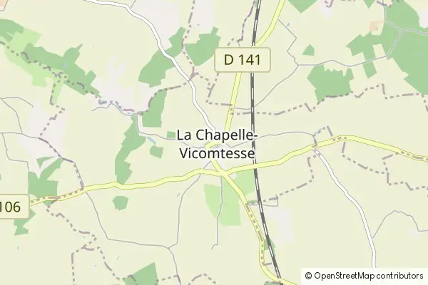 Mapa La Chapelle-Vicomtesse