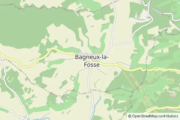 Mapa Bagneux-la-Fosse