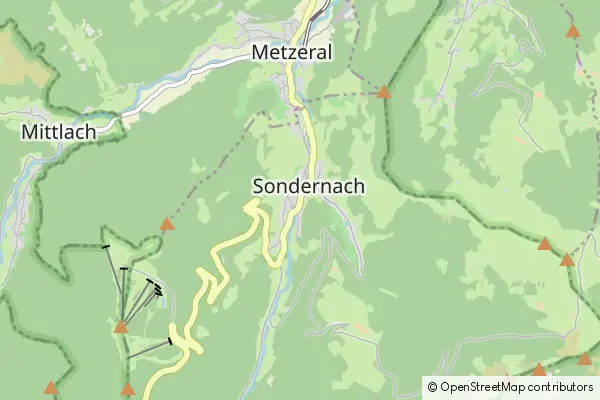 Mapa Sondernach