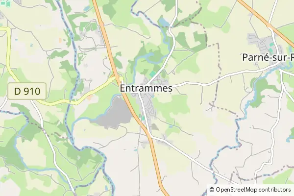 Mapa Entrammes