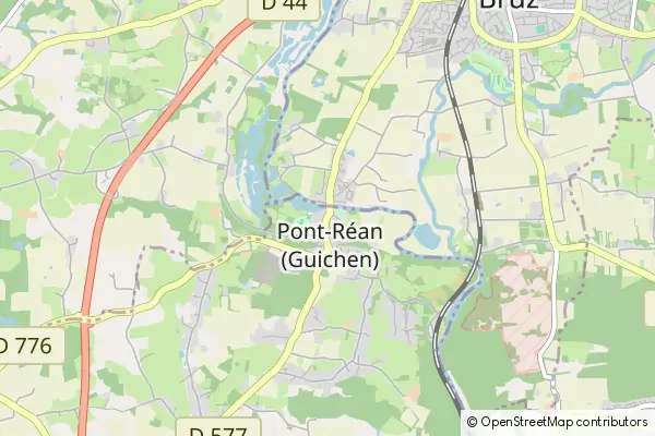 Mapa Pont Rean