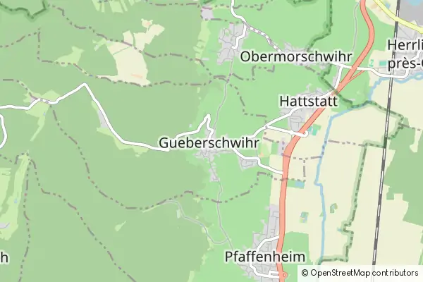 Mapa Gueberschwihr