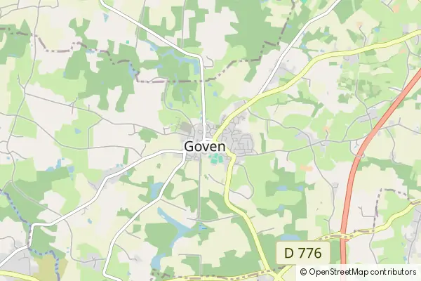 Mapa Goven