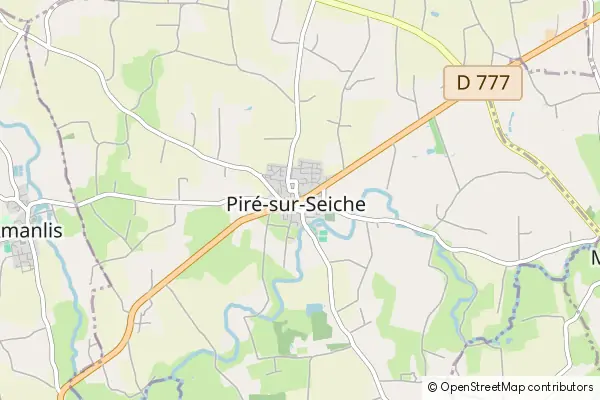 Mapa Piré-sur-Seiche