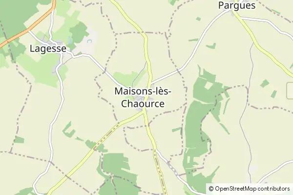 Mapa Maisons les Chaource