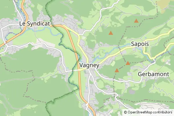 Mapa Vagney