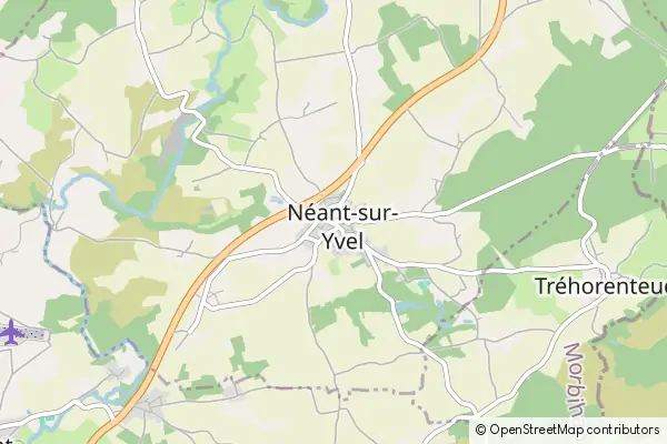 Mapa Néant-sur-Yvel