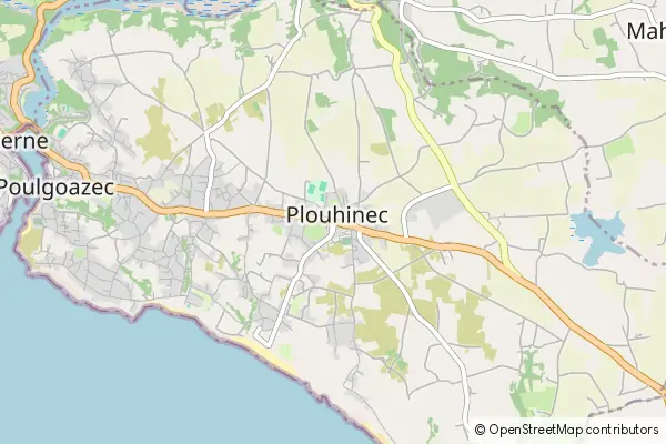 Mapa Plouhinec