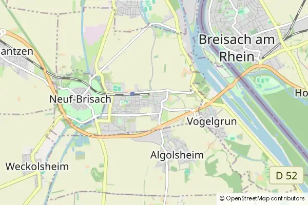 Mapa Volgelsheim