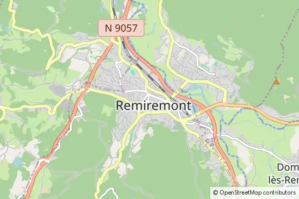 Mapa Remiremont