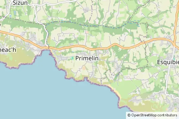 Mapa Primelin