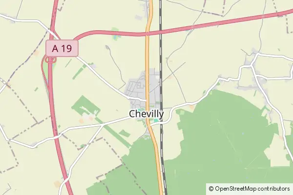 Mapa Chevilly