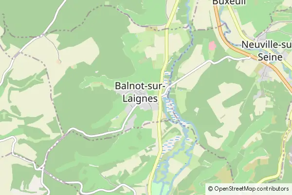 Mapa Balnot-sur-Laignes