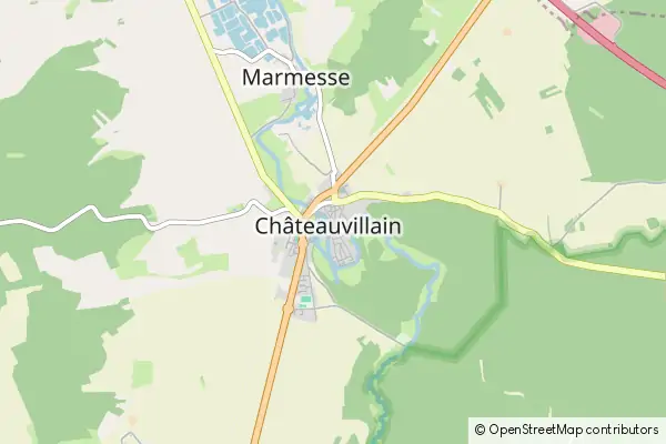 Mapa Châteauvillain