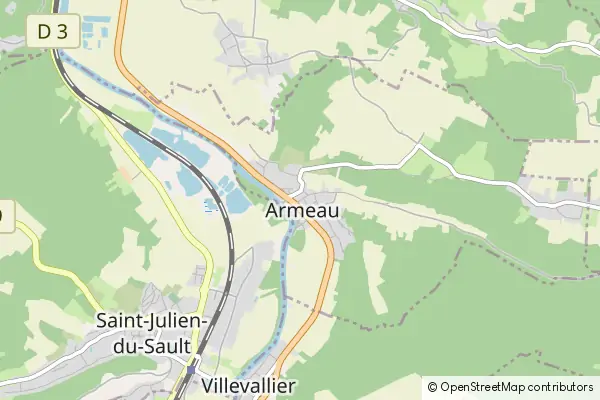 Mapa Armeau