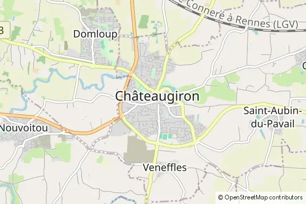 Mapa Châteaugiron