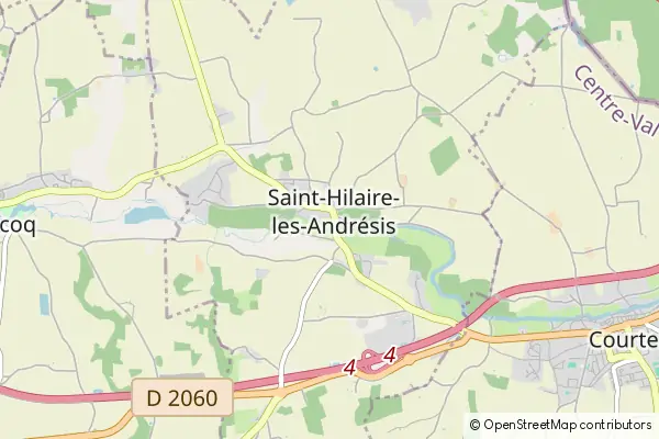 Mapa Saint-Hilaire-les-Andrésis