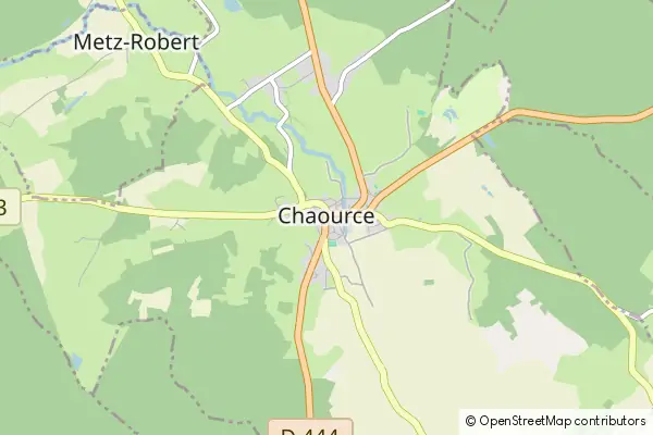 Mapa Chaource