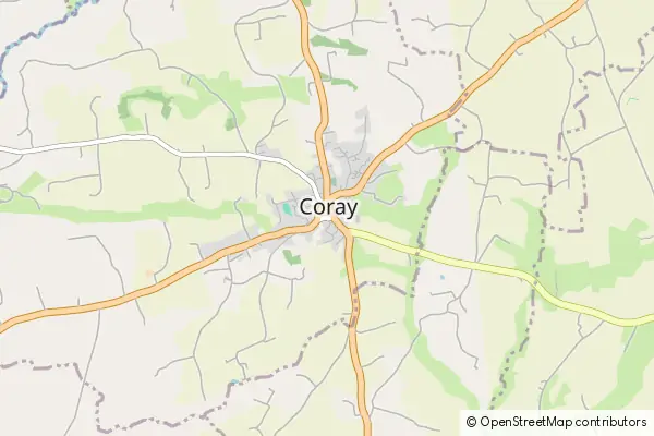Mapa Coray