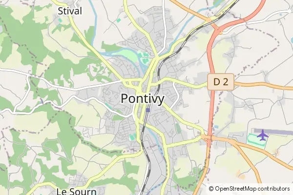 Mapa Pontivy