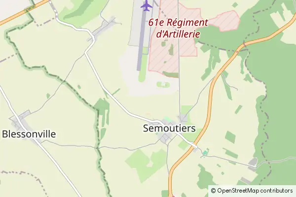 Mapa Semoutiers-Montsaon