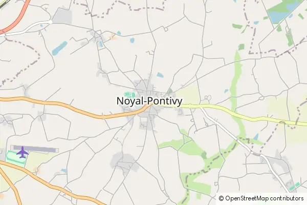 Mapa Noyal Pontivy