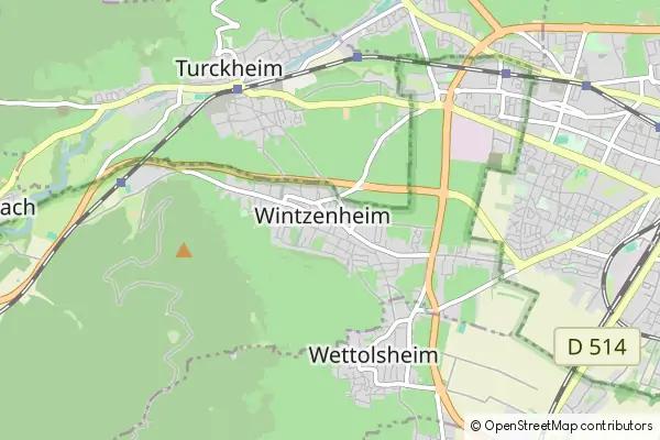 Mapa Wintzenheim