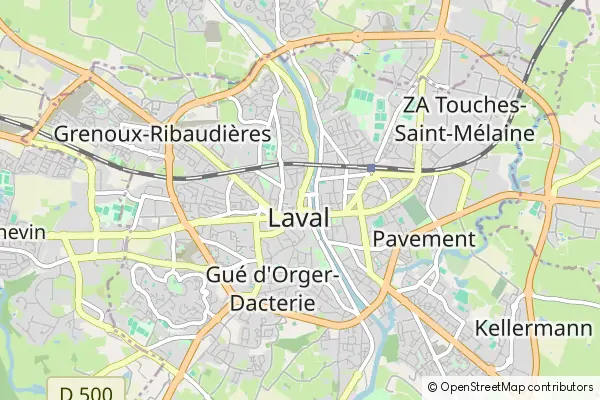 Mapa Laval