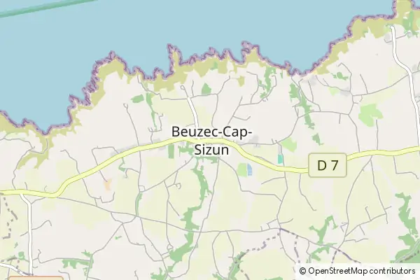 Mapa Beuzec-Cap-Sizun