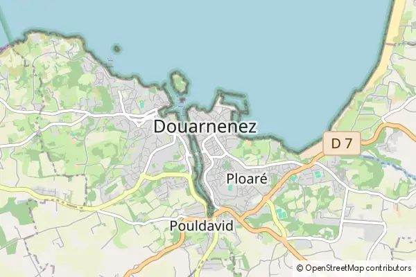 Mapa Douarnenez