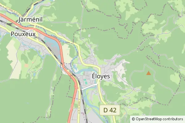 Mapa Éloyes