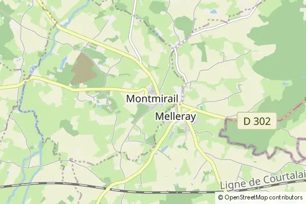 Mapa Montmirail