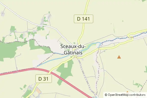 Mapa Sceaux-du-Gâtinais