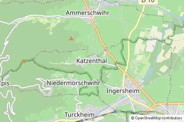 Mapa Katzenthal