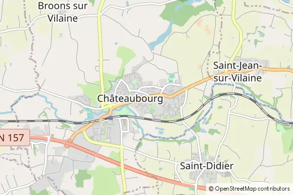 Mapa Châteaubourg