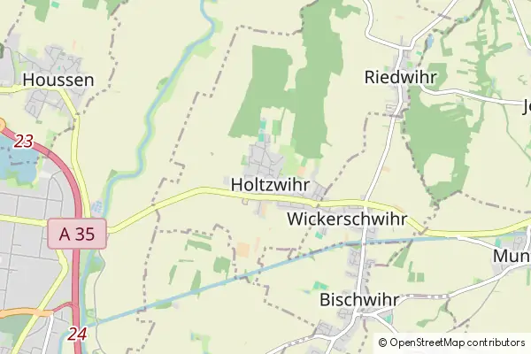 Mapa Holtzwihr